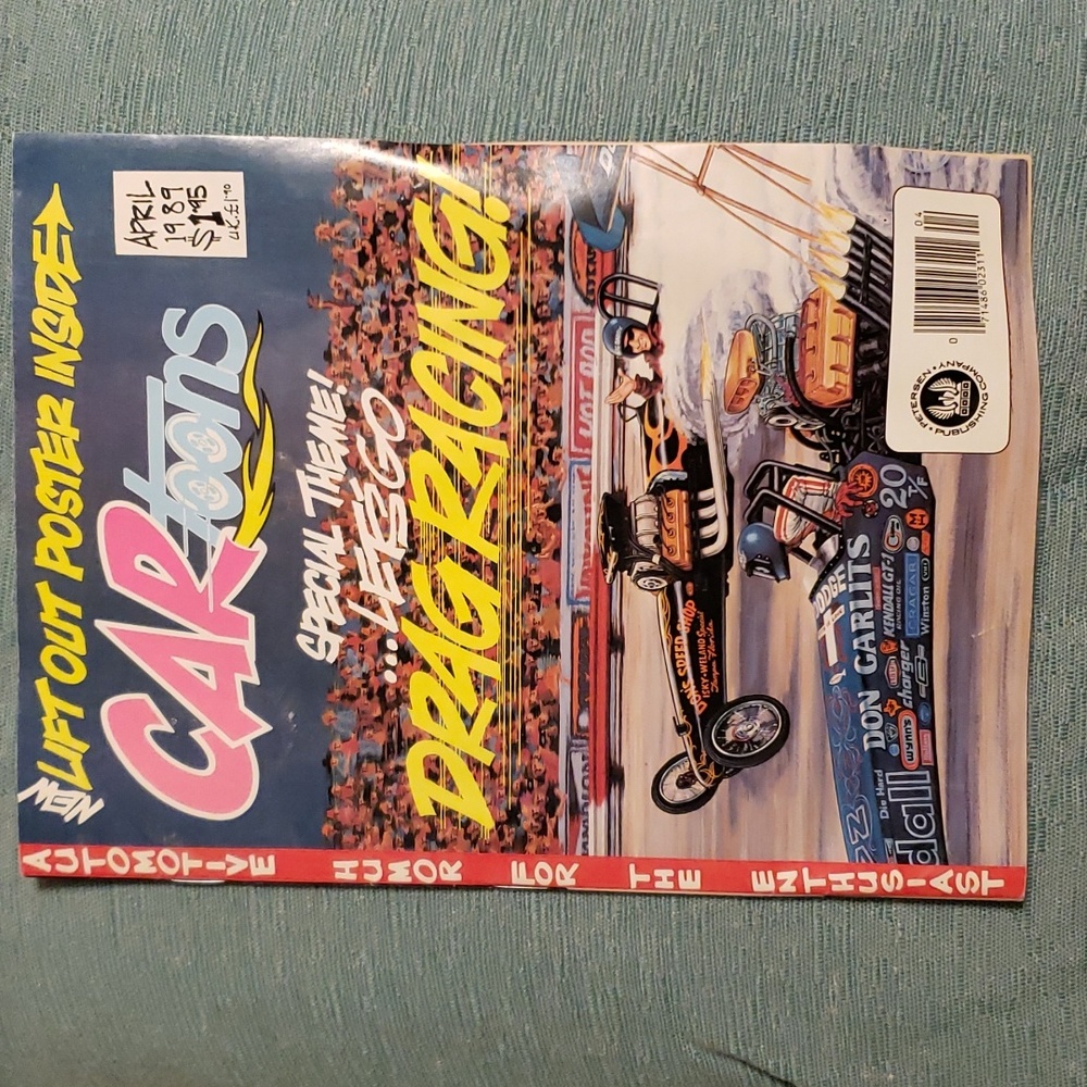 CARtoons Magazine 1989 Drag Racing